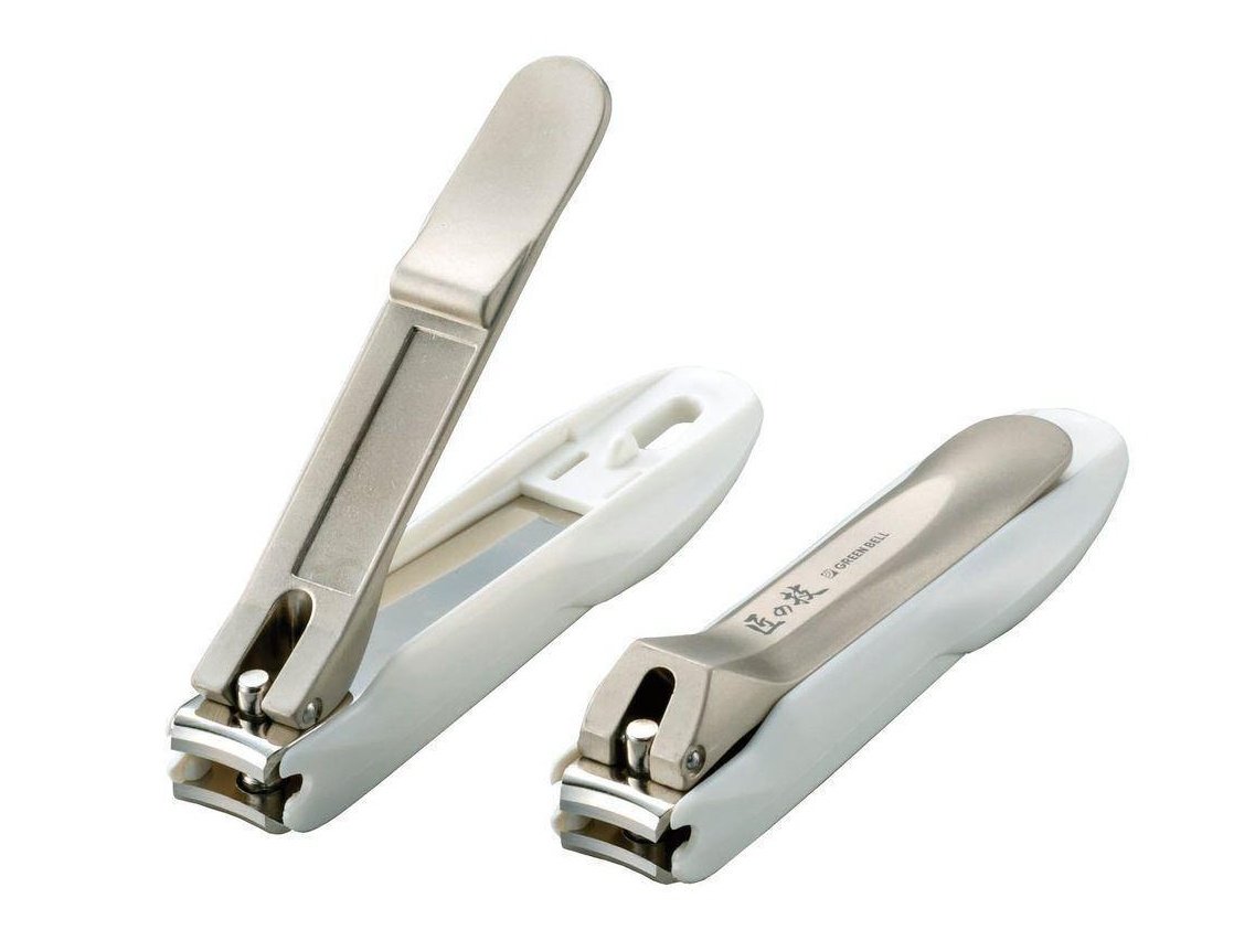 Amazon.com : Green Bell - Takumi No Waza - Stainless Steel Nail Clipper  (G-1205) - Built-in Nail File - Made in Japan : Beauty & Personal Care